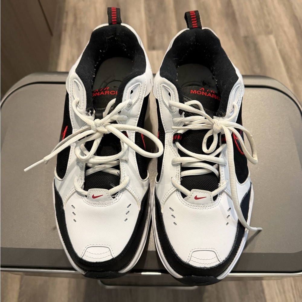 Nike Monarch Men's Black and White Athletic Shoes